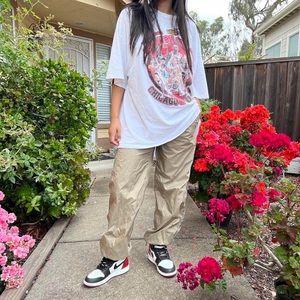 early 2000s khaki sweatpants